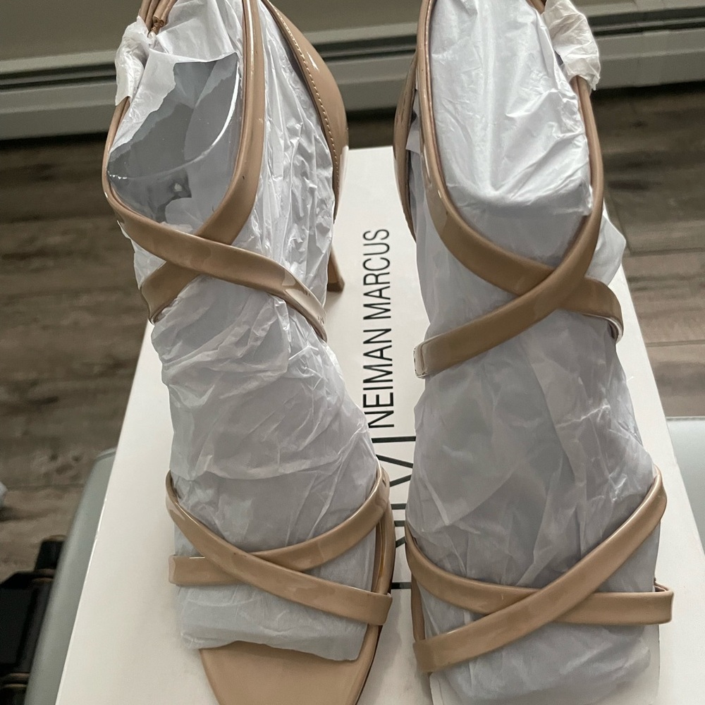 Neiman Marcus Cream Shoe Box